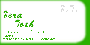 hera toth business card